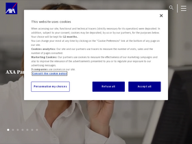'axa-assistance.us' screenshot