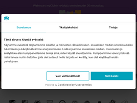 'myclub.fi' screenshot