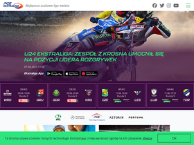 'speedwayekstraliga.pl' screenshot