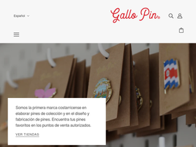 gallo-pin.com homepage screenshot