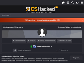 'cshacked.pl' screenshot
