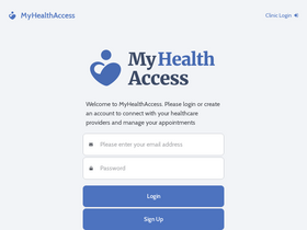 'myhealthaccess.ca' screenshot