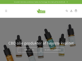 CBD24 homepage screenshot