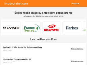 'frcodegratuit.com' screenshot