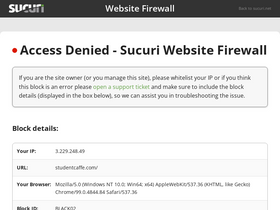 'studentcaffe.com' screenshot
