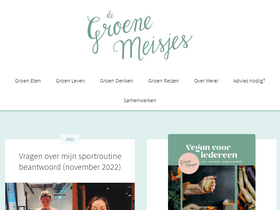 'degroenemeisjes.nl' screenshot