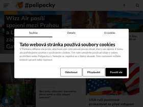 'pelipecky.cz' screenshot