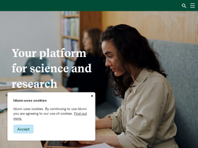 'idunn.no' screenshot