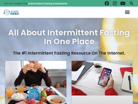 '21dayhero.com' screenshot