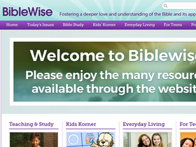 'biblewise.com' screenshot