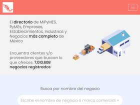 'pymes.org.mx' screenshot