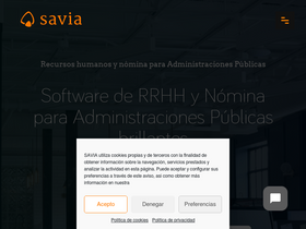 'savia.net' screenshot