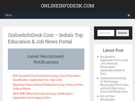 'onlineinfodesk.com' screenshot