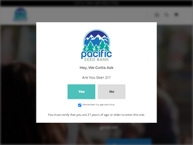 'pacificseedbank.com' screenshot
