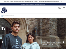 'uoftbookstore.com' screenshot