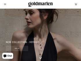 goldmarlen.com homepage screenshot