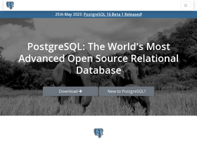 'postgresql.org' screenshot