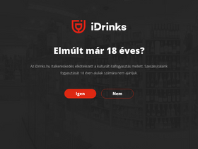 'idrinks.hu' screenshot