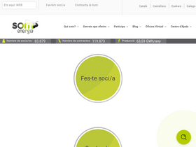 'somenergia.coop' screenshot