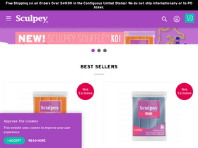 'sculpey.com' screenshot