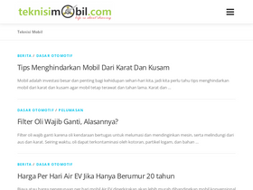 'teknisimobil.com' screenshot