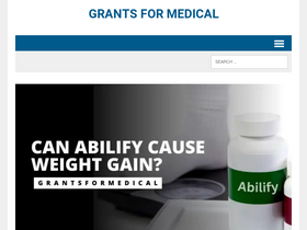 'grantsformedical.com' screenshot