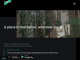 'sanvello.com' screenshot