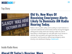 'insideradio.com' screenshot
