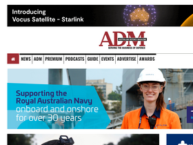 'australiandefence.com.au' screenshot