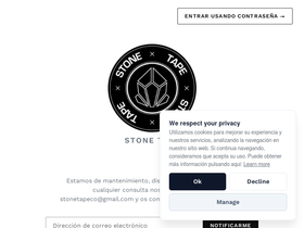 stonetapeco.com homepage screenshot