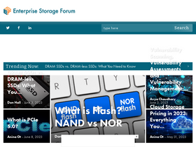 'enterprisestorageforum.com' screenshot