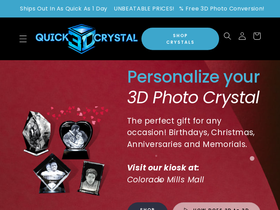 quick3dcrystal.net homepage screenshot