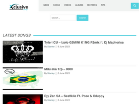 'xclusivesongs.com' screenshot