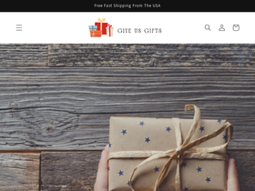 giveusgifts.com homepage screenshot