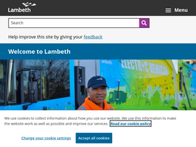 'lambeth.gov.uk' screenshot