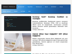 'sonsuzteknoloji.com' screenshot
