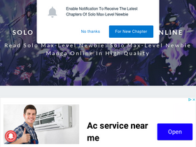 'solomaxlevel-newbie.com' screenshot