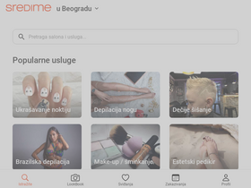 'sredime.rs' screenshot