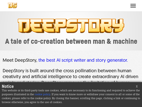 'deepstory.ai' screenshot