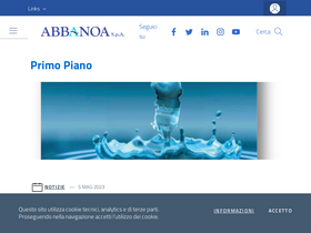 'abbanoa.it' screenshot