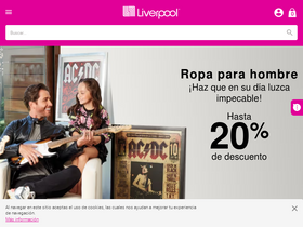 'liverpool.com.mx' screenshot