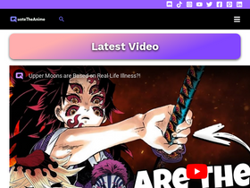 'quotetheanime.com' screenshot