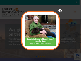 'kyhumane.org' screenshot