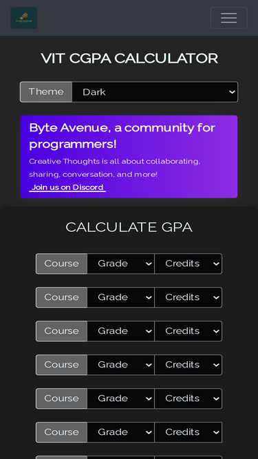 Cgpa calculator vit hotsell