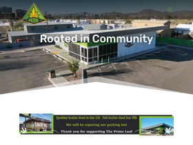 'theprimeleaf.com' screenshot