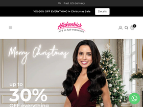 Hickenbick Hair website screenshot