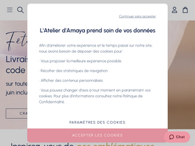 'atelier-amaya.com' screenshot