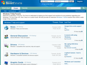 'sevenforums.com' screenshot