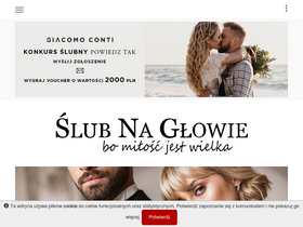 'slubnaglowie.pl' screenshot