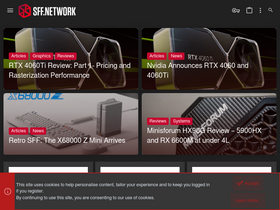 'smallformfactor.net' screenshot